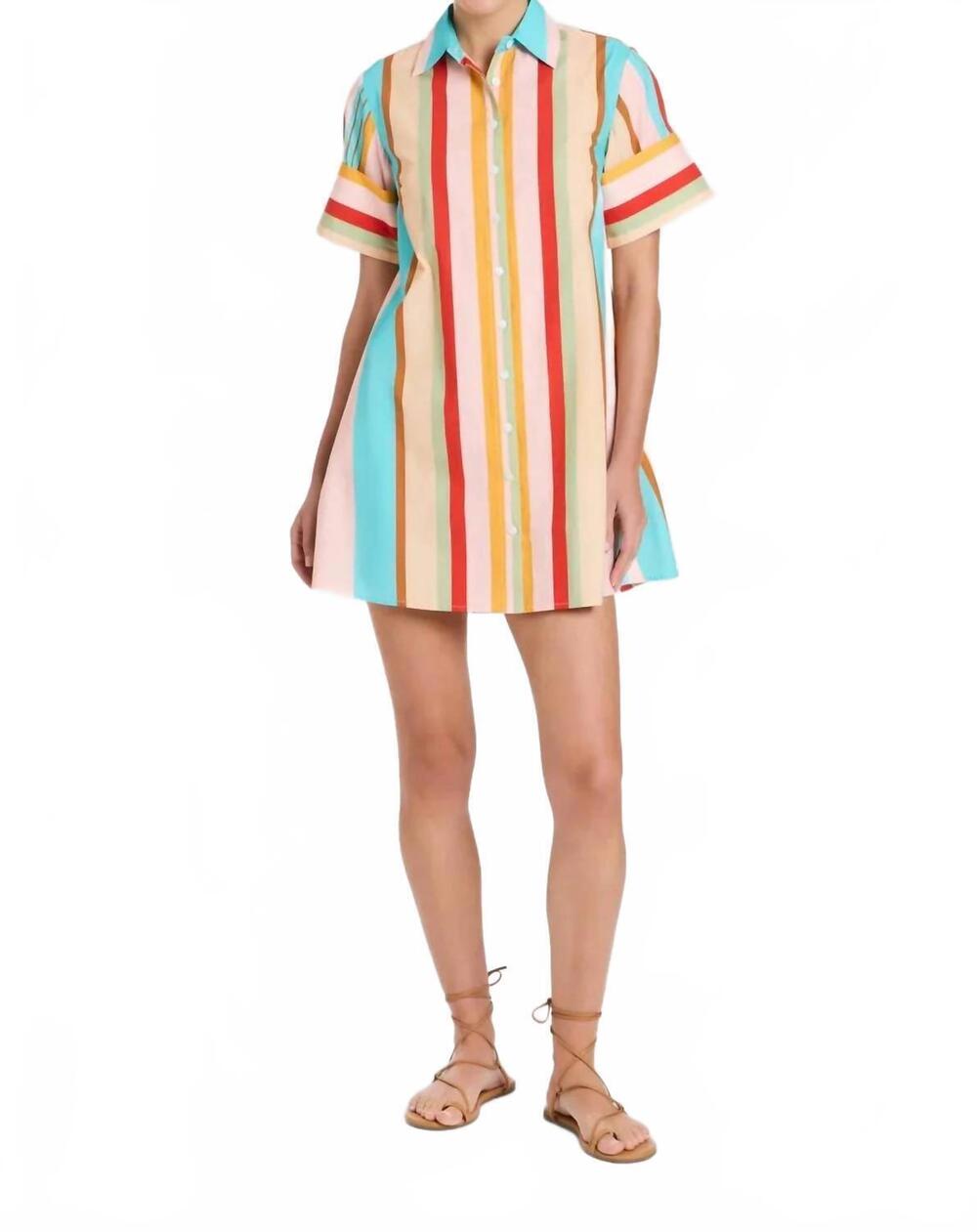 NEW LIVRO dock dress in amberline stripes